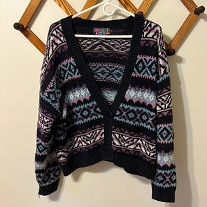 Vintage 90s knit slouchy cardigan